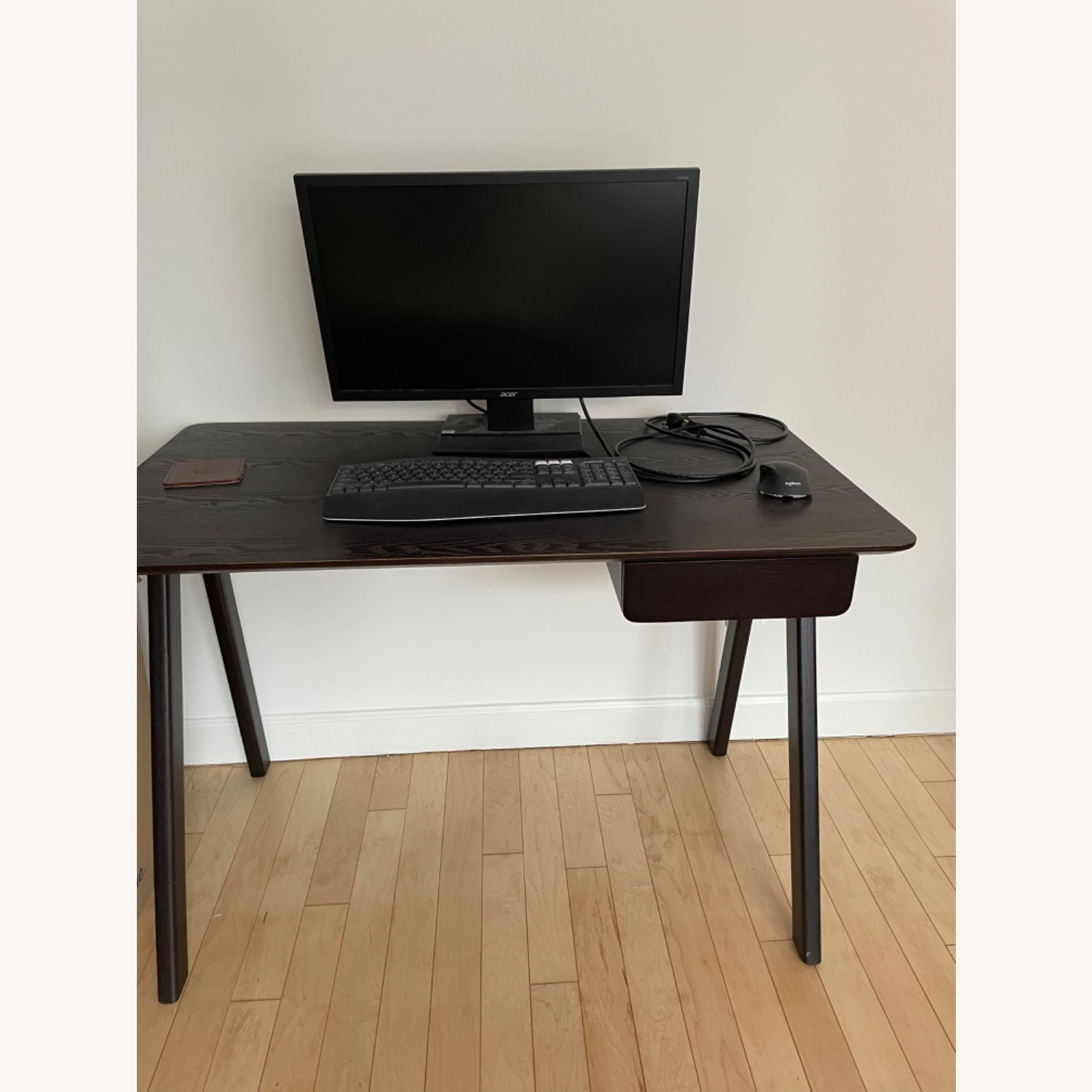 Blu Dot Branch Desk, White Oak detail