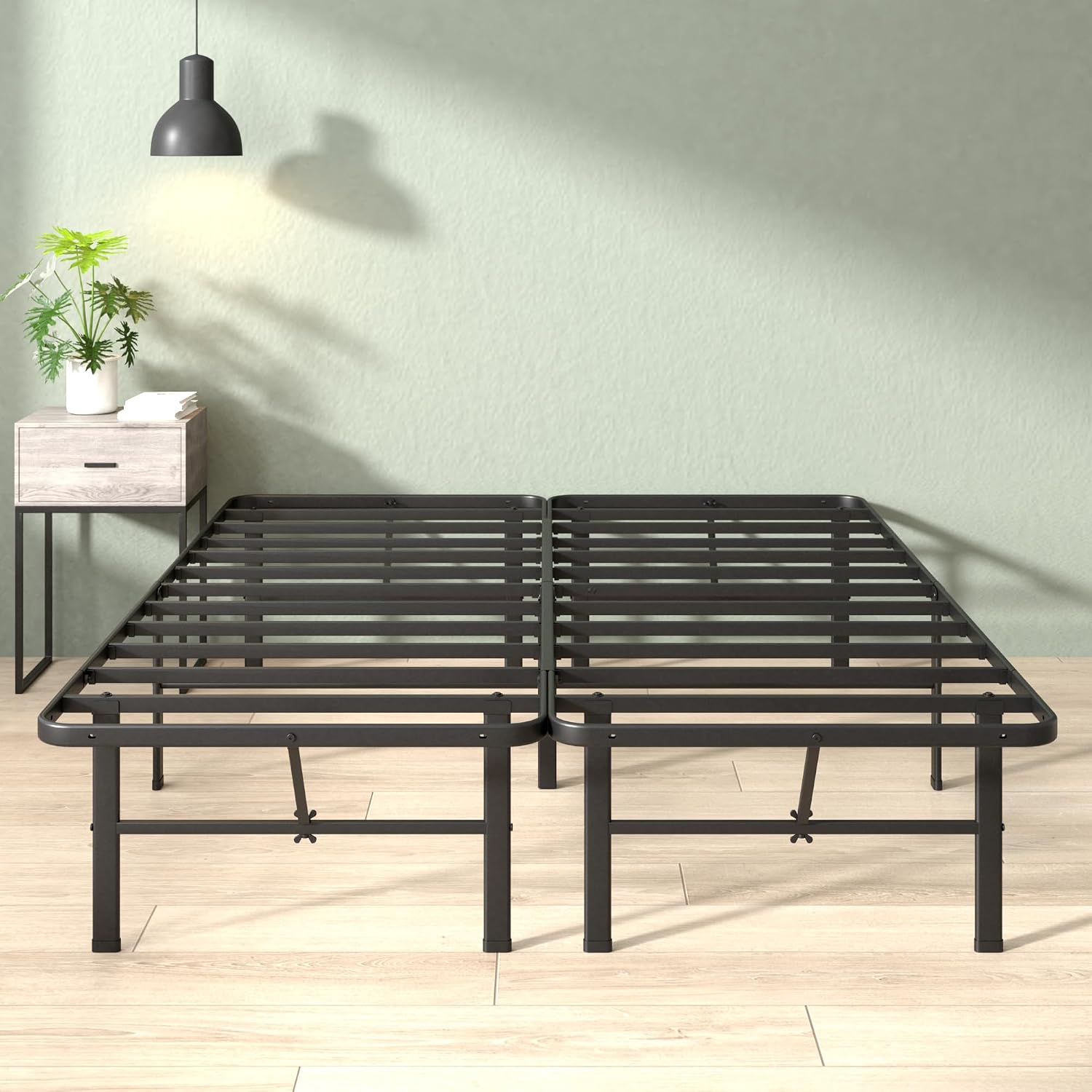 Floyd The Bed Frame, Queen, Black, Steel detail