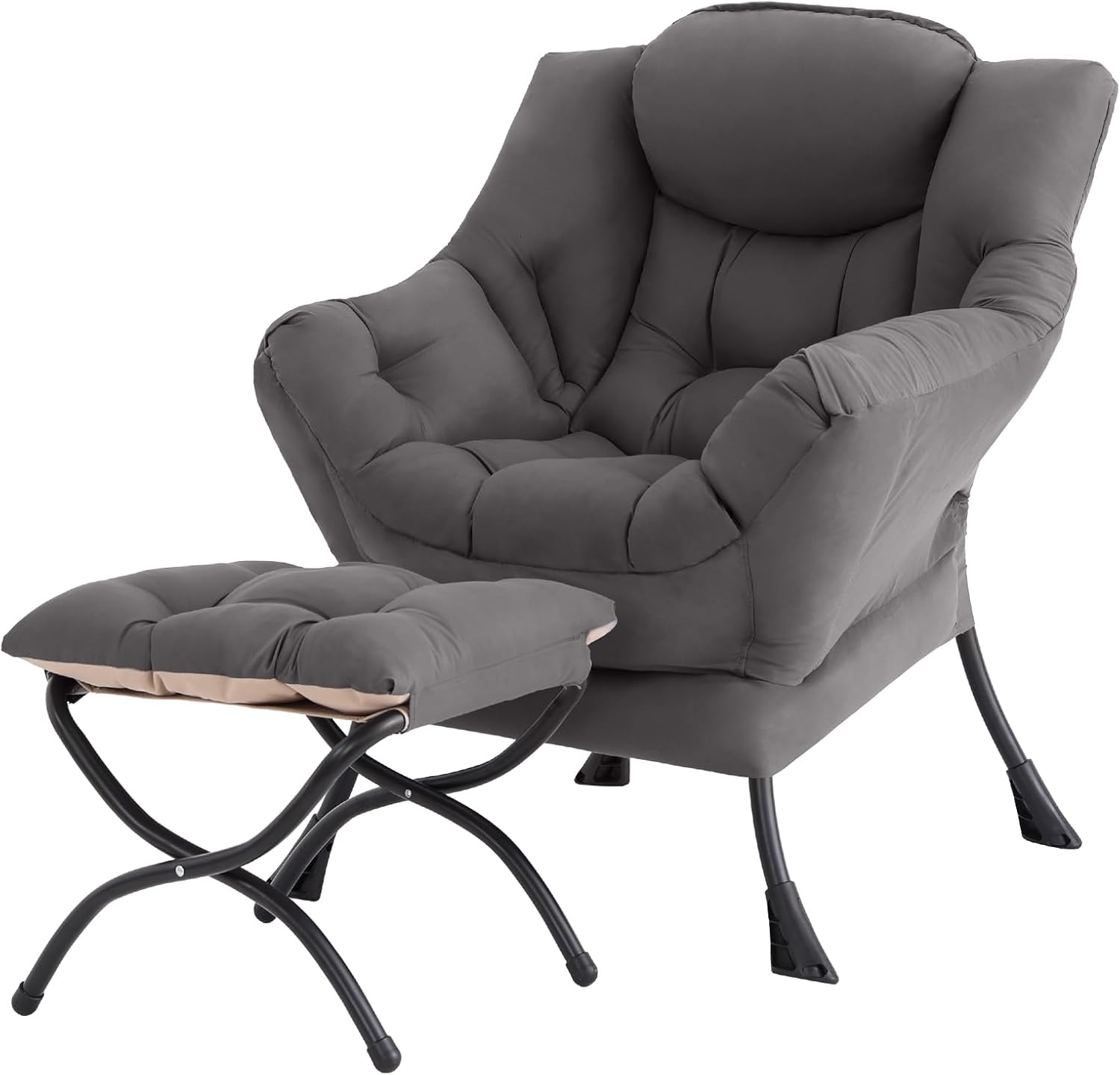 Knoll Barcelona Chair, Black Leather, Chrome