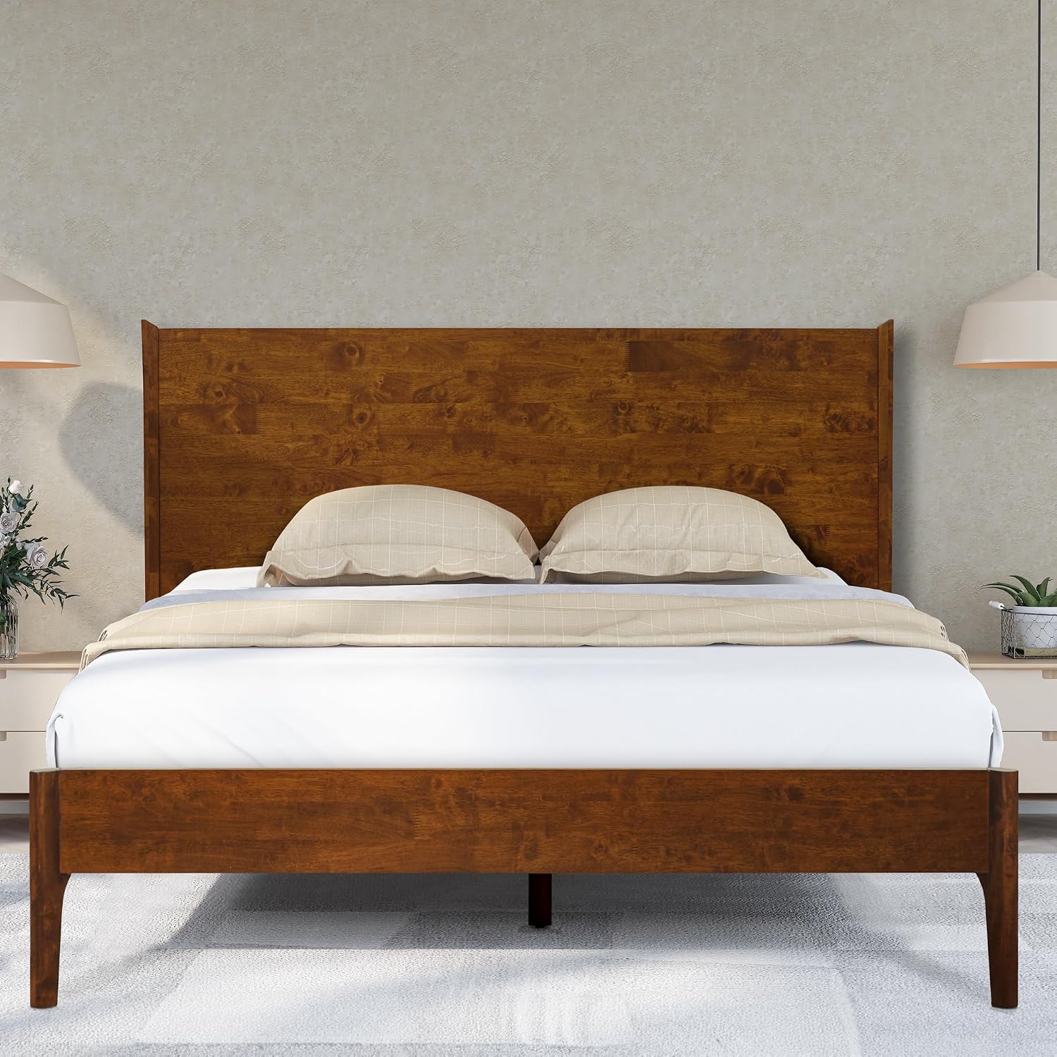 Room & Board Hudson Platform Bed, King, Walnut