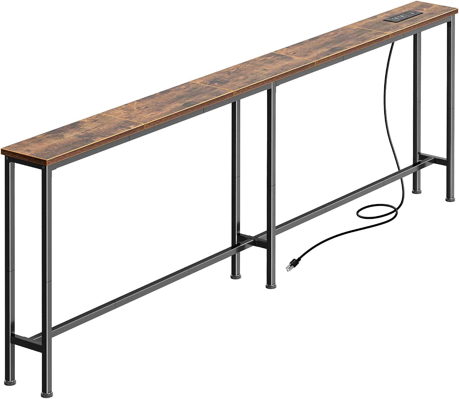 Room & Board Parsons Console Table, 48 Inch, Natural, Solid wood detail