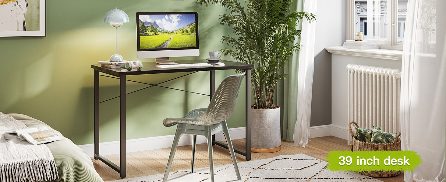 West Elm Industrial Modular Desk, 48 Inch, Natural / black, Wood detail